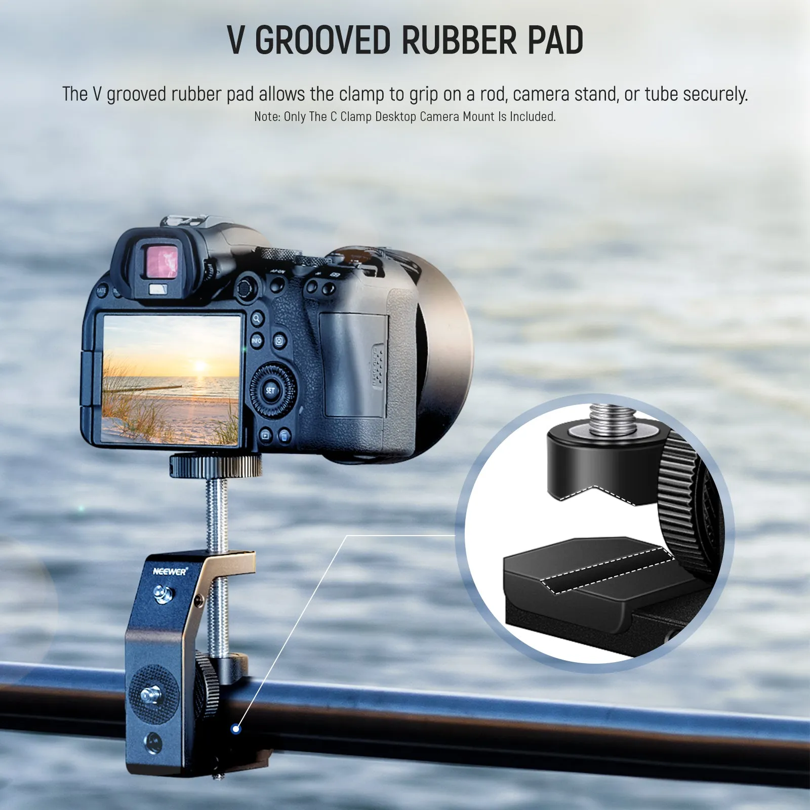 NEEWER ST-CCD7 Versatile C Clamp Desktop Camera Mount