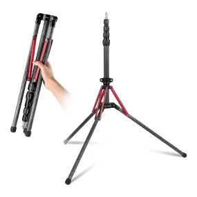 NEEWER ST210R Carbon Fiber Light Stand with 180° Reversible Legs