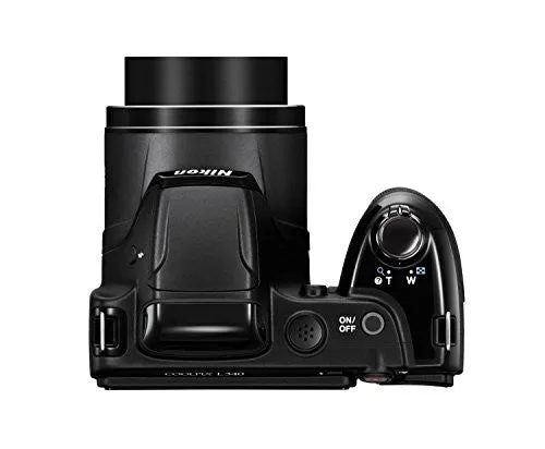 Nikon Coolpix L340 20.2 MP Digital Camera with 28x Optical Zoom and 3.0-Inch LCD (Black)