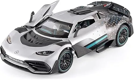 NISHCHAY Scale Finished Model Car 1:24 for Mazda RX7 Alloy Die-cast Car with Famous popup Headlight Function Light and Music(Engine Start) for Kids,Adults on Birthday (Mazda RX7)
