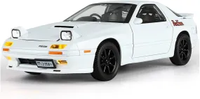 NISHCHAY Scale Finished Model Car 1:24 for Mazda RX7 Alloy Die-cast Car with Famous popup Headlight Function Light and Music(Engine Start) for Kids,Adults on Birthday (Mazda RX7)