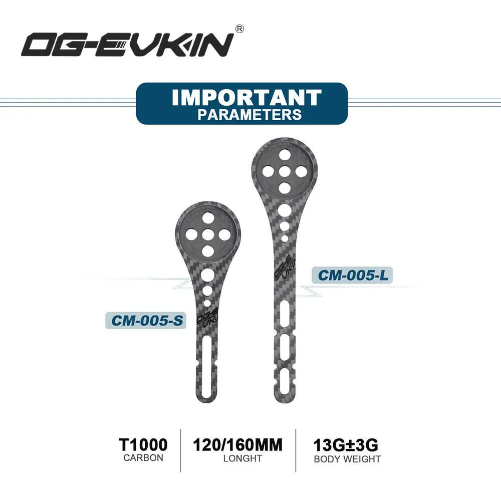 OG-EVKIN Carbon Cycling Computer Mount for Garmi/Bryton/Wahoo/Camera/Light Bicycle Accessories 3k Bike Handlebar Mount Holder