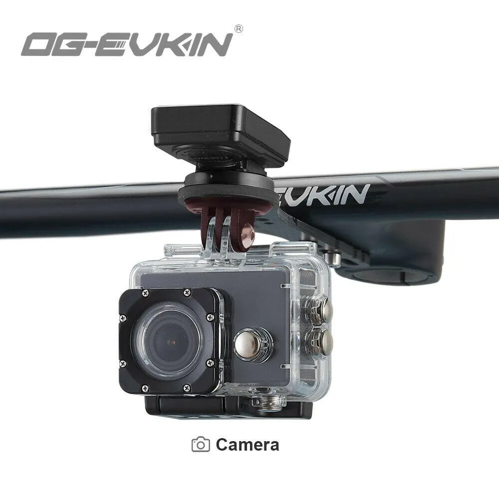 OG-EVKIN Carbon Cycling Computer Mount for Garmi/Bryton/Wahoo/Camera/Light Bicycle Accessories 3k Bike Handlebar Mount Holder
