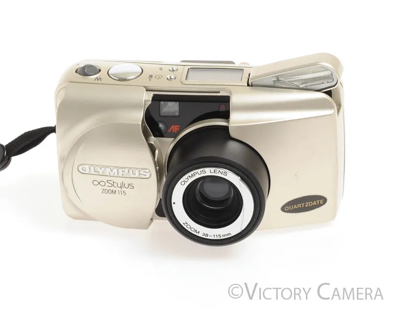 Olympus Stylus Epic Zoom 115 35mm Point & Shoot Film Camera
