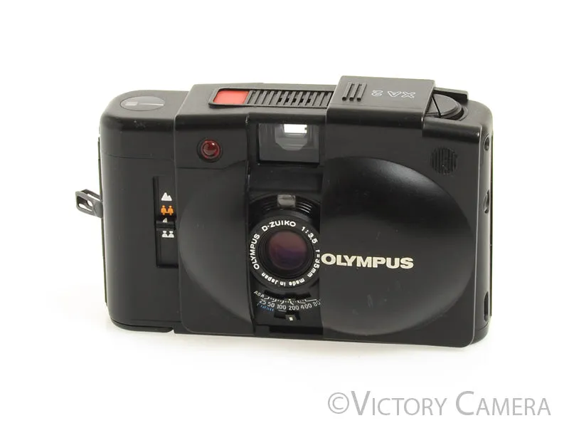 Olympus XA2 35mm Compact Film Camera w/ 35mm f3.5 Lens -Clean, Good Seals- [EX ]