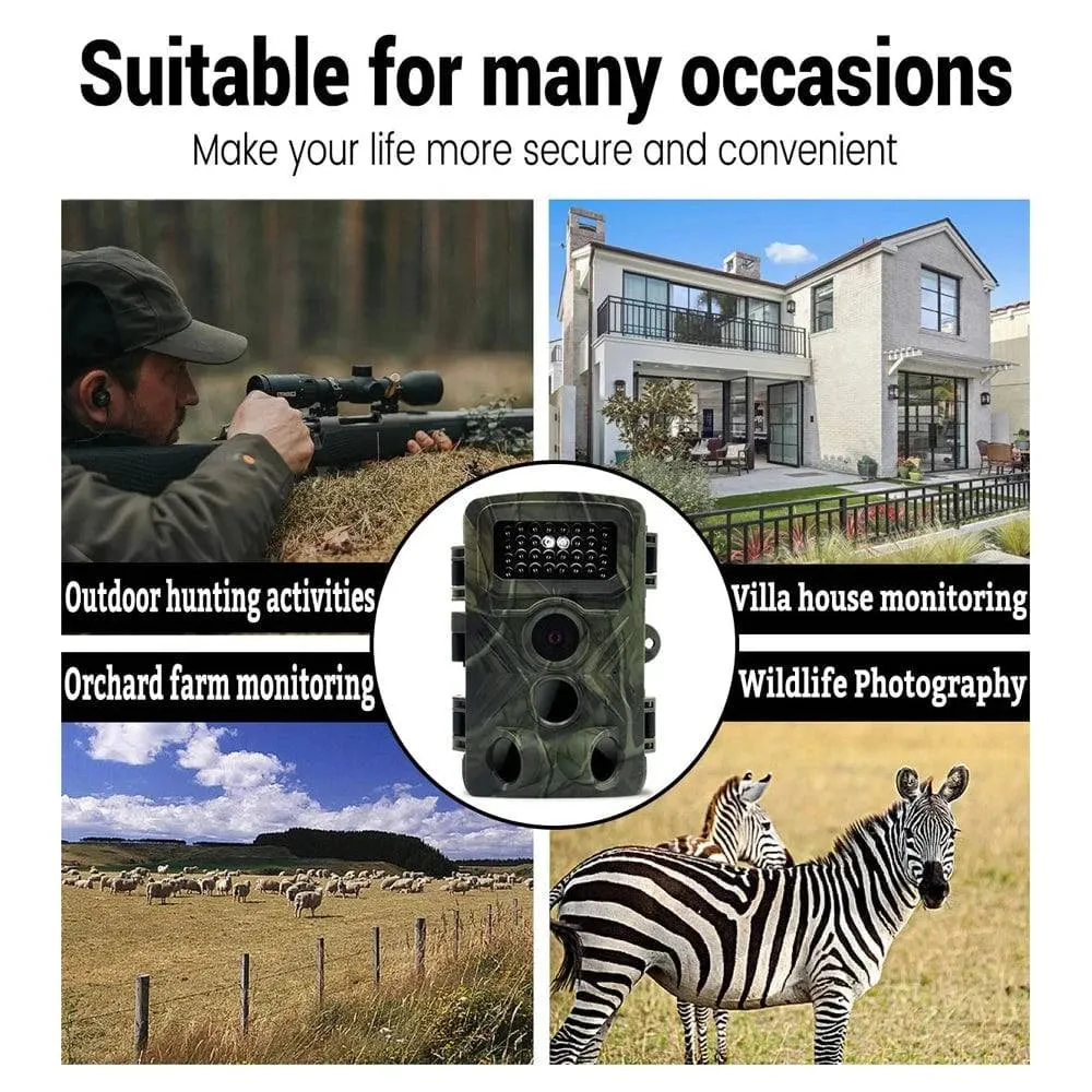 PR3000 16MP 1080P Night Photo Video Taking Trail Camera Multi-function Outdoor Huntings Animal Observation Monitoring Camera