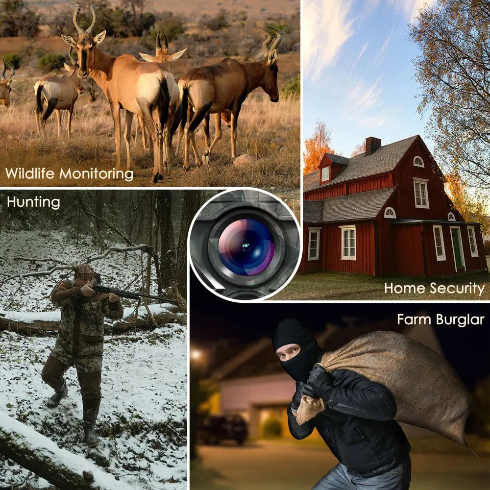 PR3000 16MP 1080P Night Photo Video Taking Trail Camera Multi-function Outdoor Huntings Animal Observation Monitoring Camera