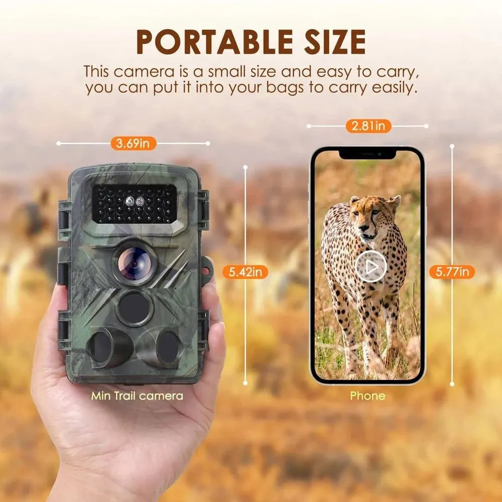PR3000 16MP 1080P Night Photo Video Taking Trail Camera Multi-function Outdoor Huntings Animal Observation Monitoring Camera