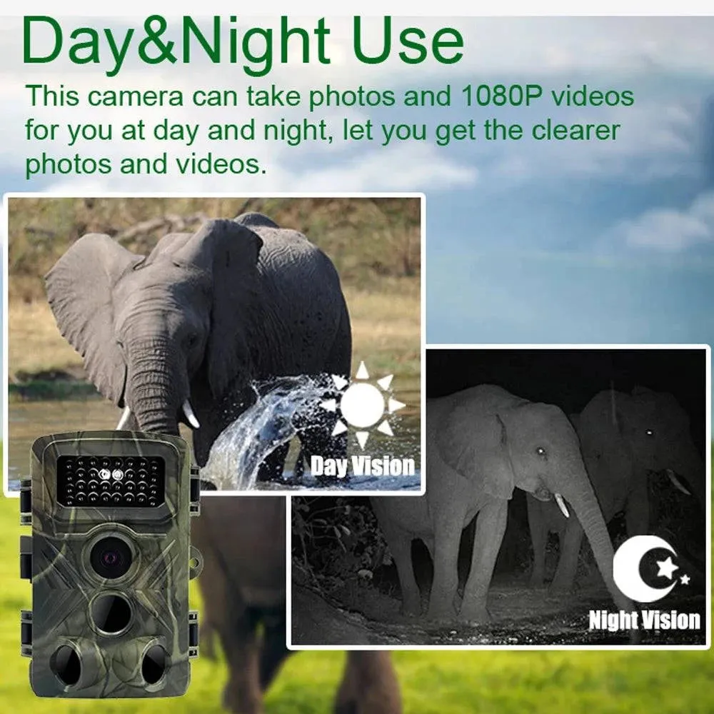 PR3000 16MP 1080P Night Photo Video Taking Trail Camera Multi-function Outdoor Huntings Animal Observation Monitoring Camera