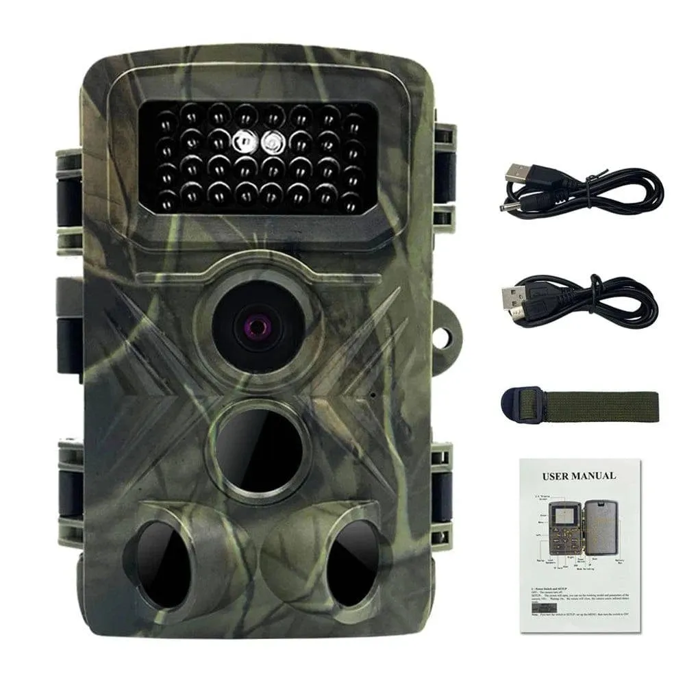 PR3000 16MP 1080P Night Photo Video Taking Trail Camera Multi-function Outdoor Huntings Animal Observation Monitoring Camera