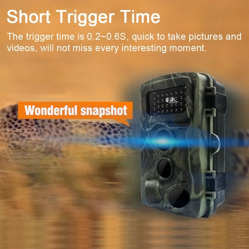 PR3000 16MP 1080P Night Photo Video Taking Trail Camera Multi-function Outdoor Huntings Animal Observation Monitoring Camera