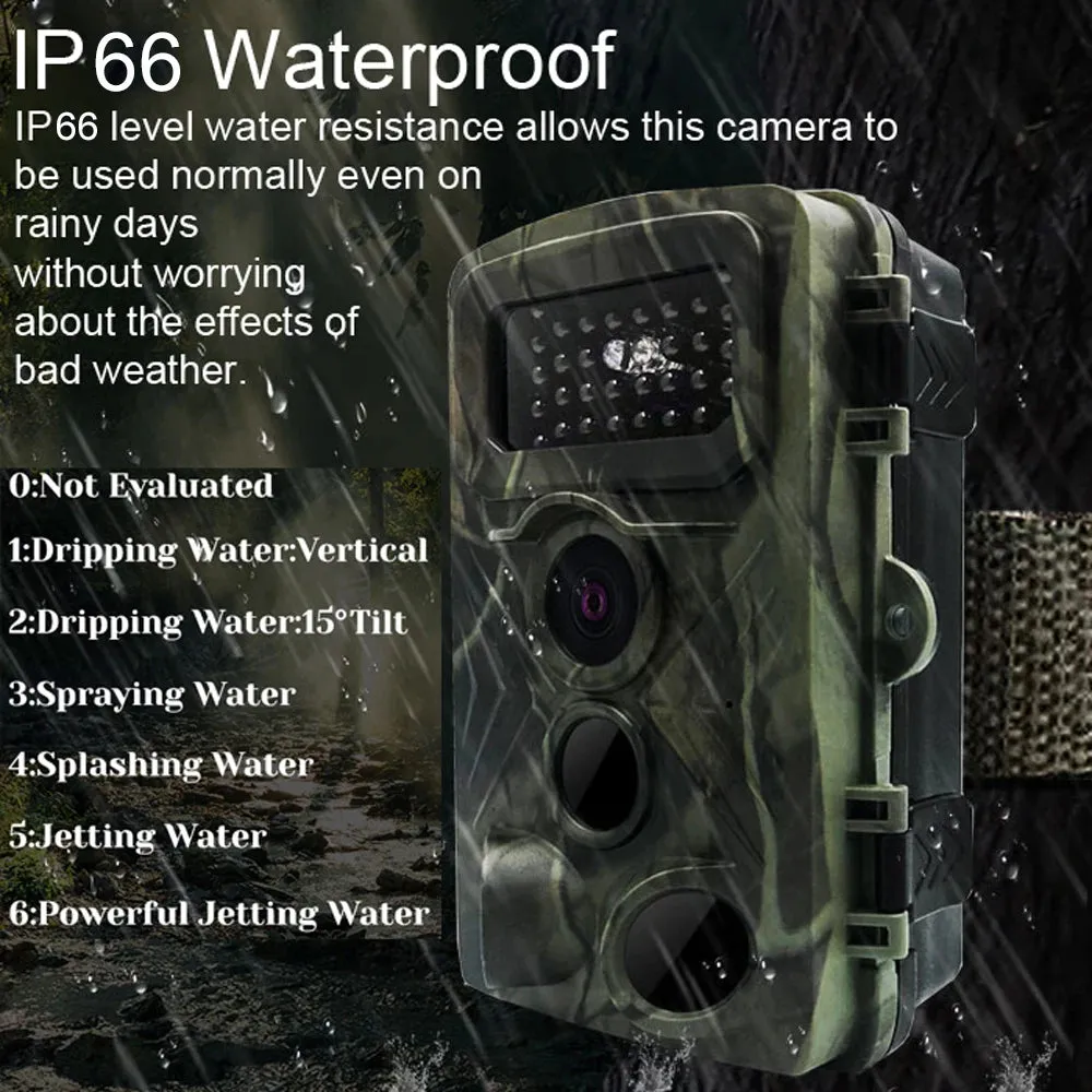 PR3000 16MP 1080P Night Photo Video Taking Trail Camera Multi-function Outdoor Huntings Animal Observation Monitoring Camera