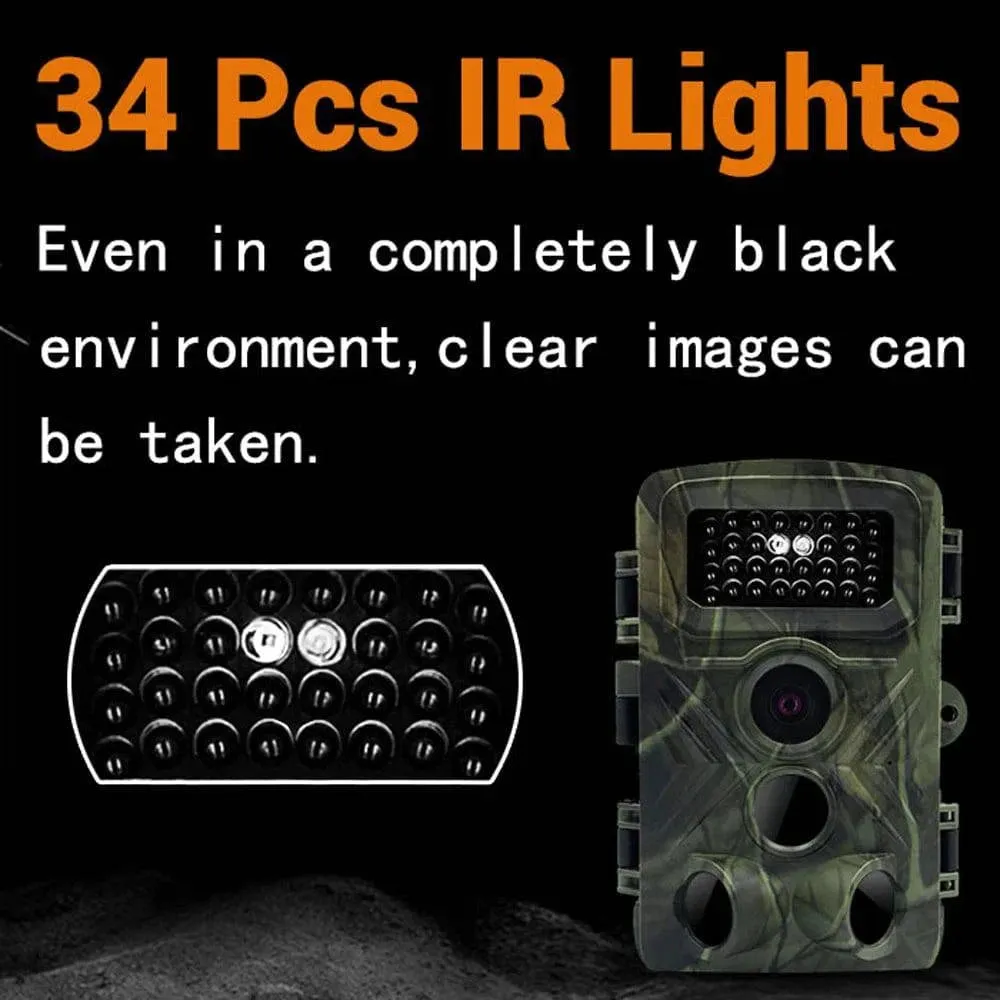 PR3000 16MP 1080P Night Photo Video Taking Trail Camera Multi-function Outdoor Huntings Animal Observation Monitoring Camera