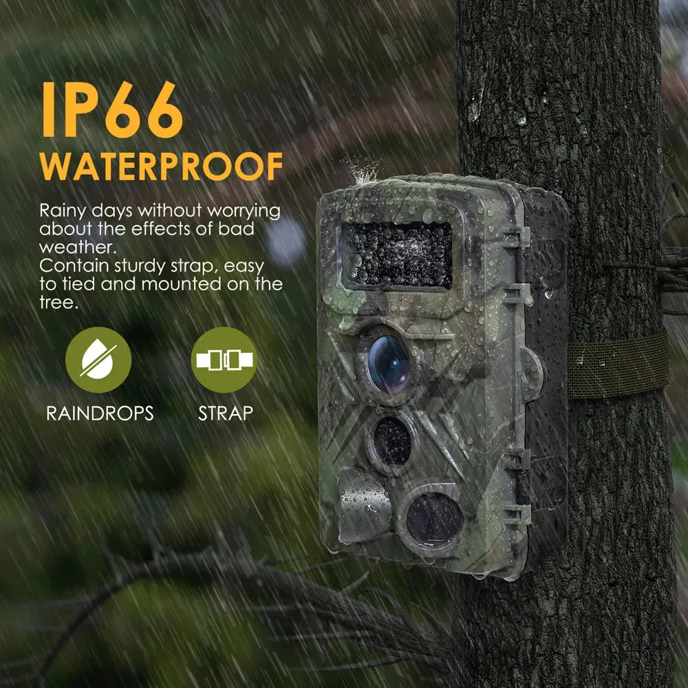 PR3000 16MP 1080P Night Photo Video Taking Trail Camera Multi-function Outdoor Huntings Animal Observation Monitoring Camera