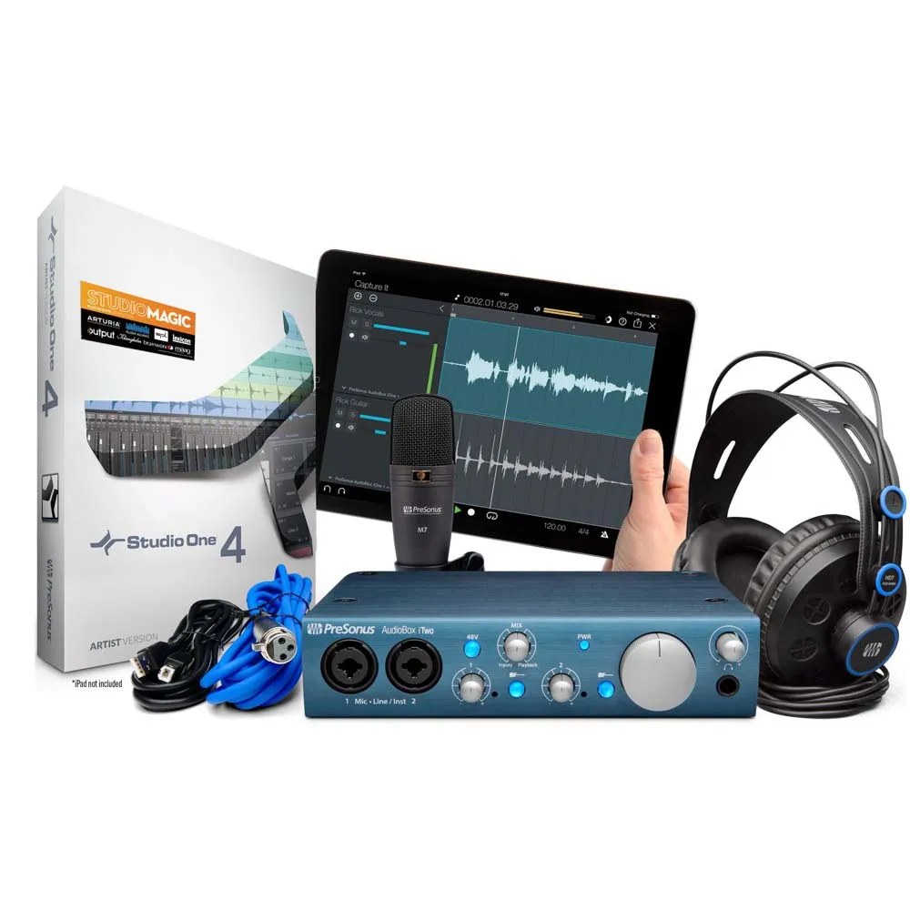 Presonus AudioBox iTwo Studio: Complete Mobile Hardware/Software Recording Kit