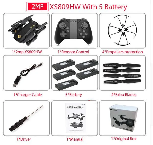 Quadcopter: Selfie Drone w/Wifi and Camera