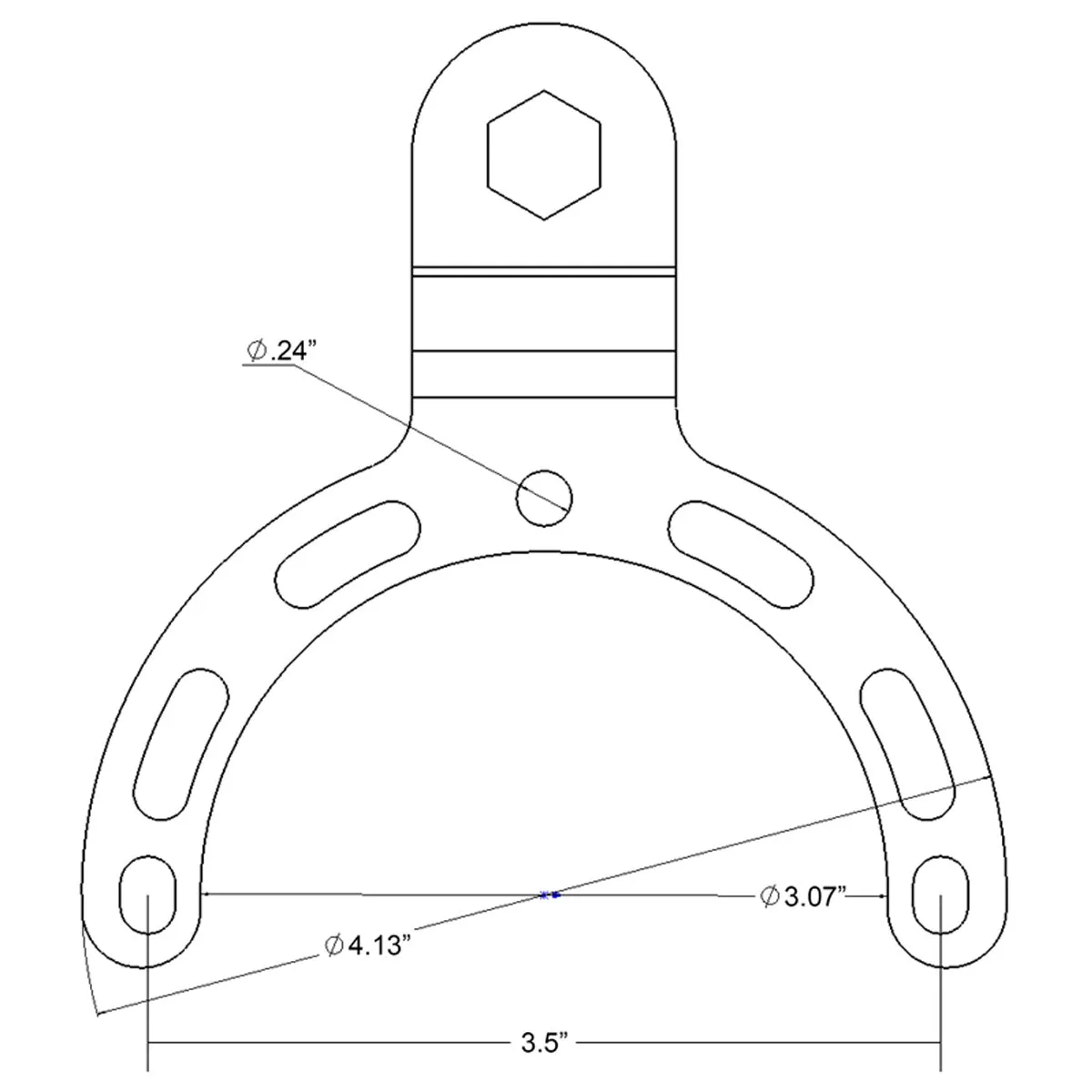 RAM Fuel Tank Ball Base - Small