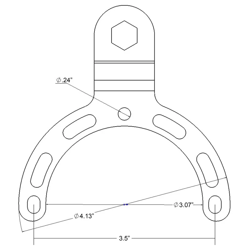 RAM® Small Gas Tank Mount with Universal Action Camera Adapter