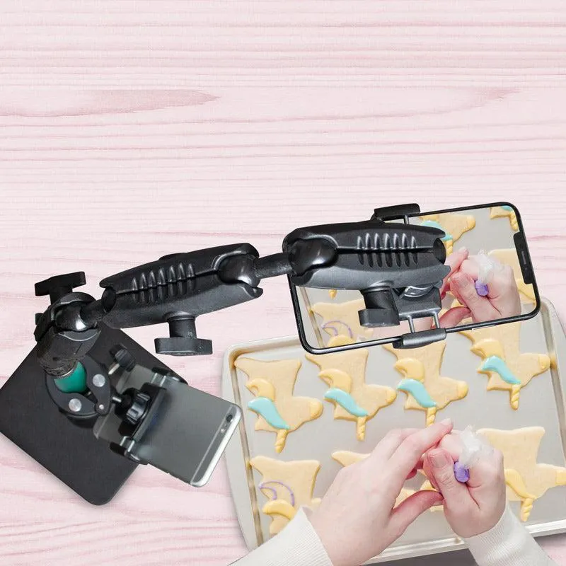 Remarkable Creator™ Cookie Decorators Mount for Phones and Pico Projectors with TEAL Pole