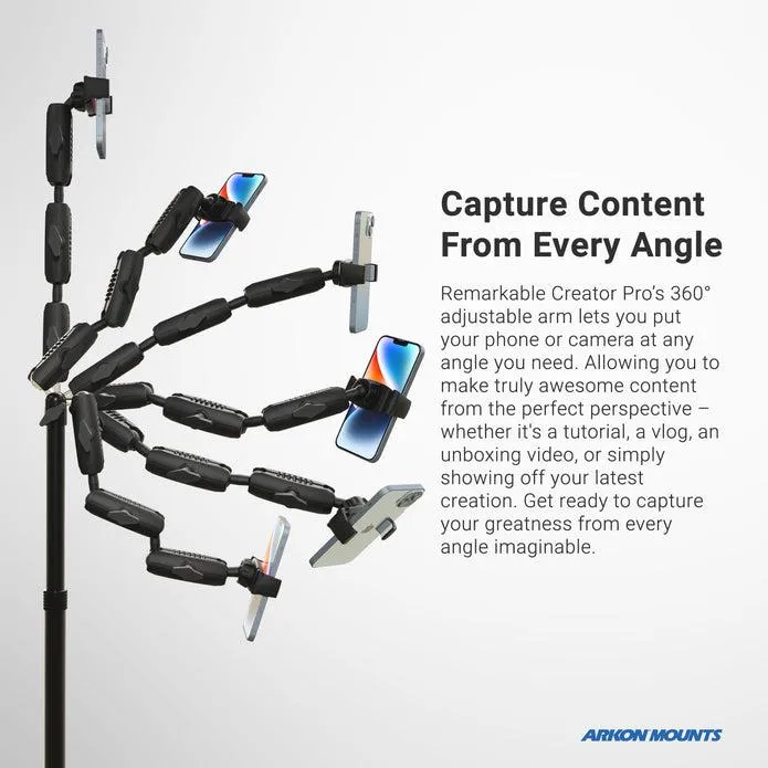 Remarkable Creator™ Cookie Decorators Mount for Phones and Pico Projectors with TEAL Pole