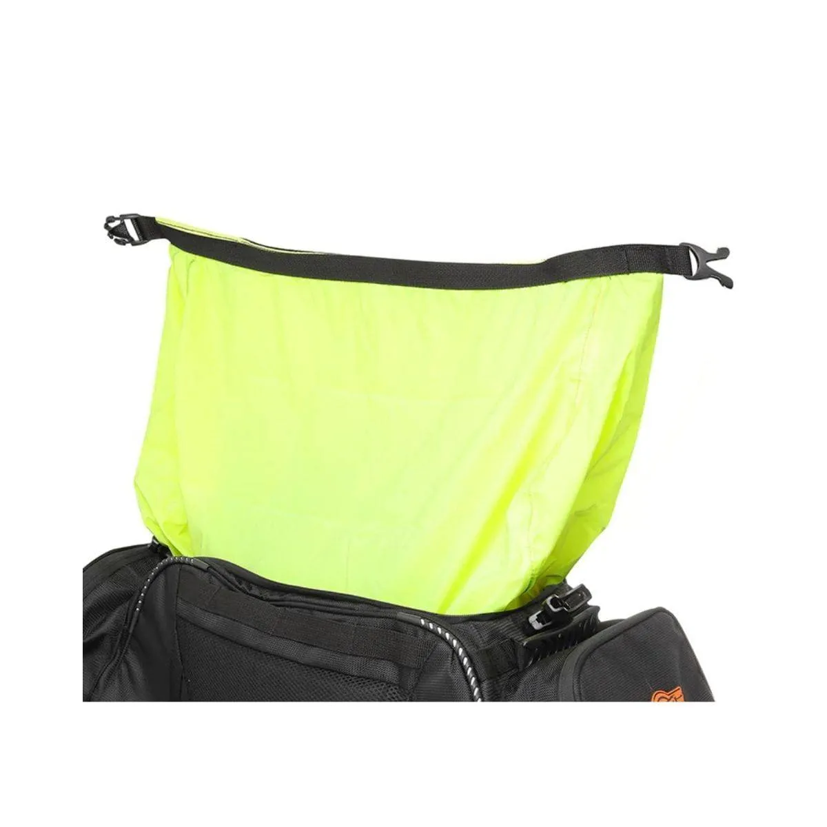 Rhino 70L Tail Bag with Rain Cover and Dry Bag - Black