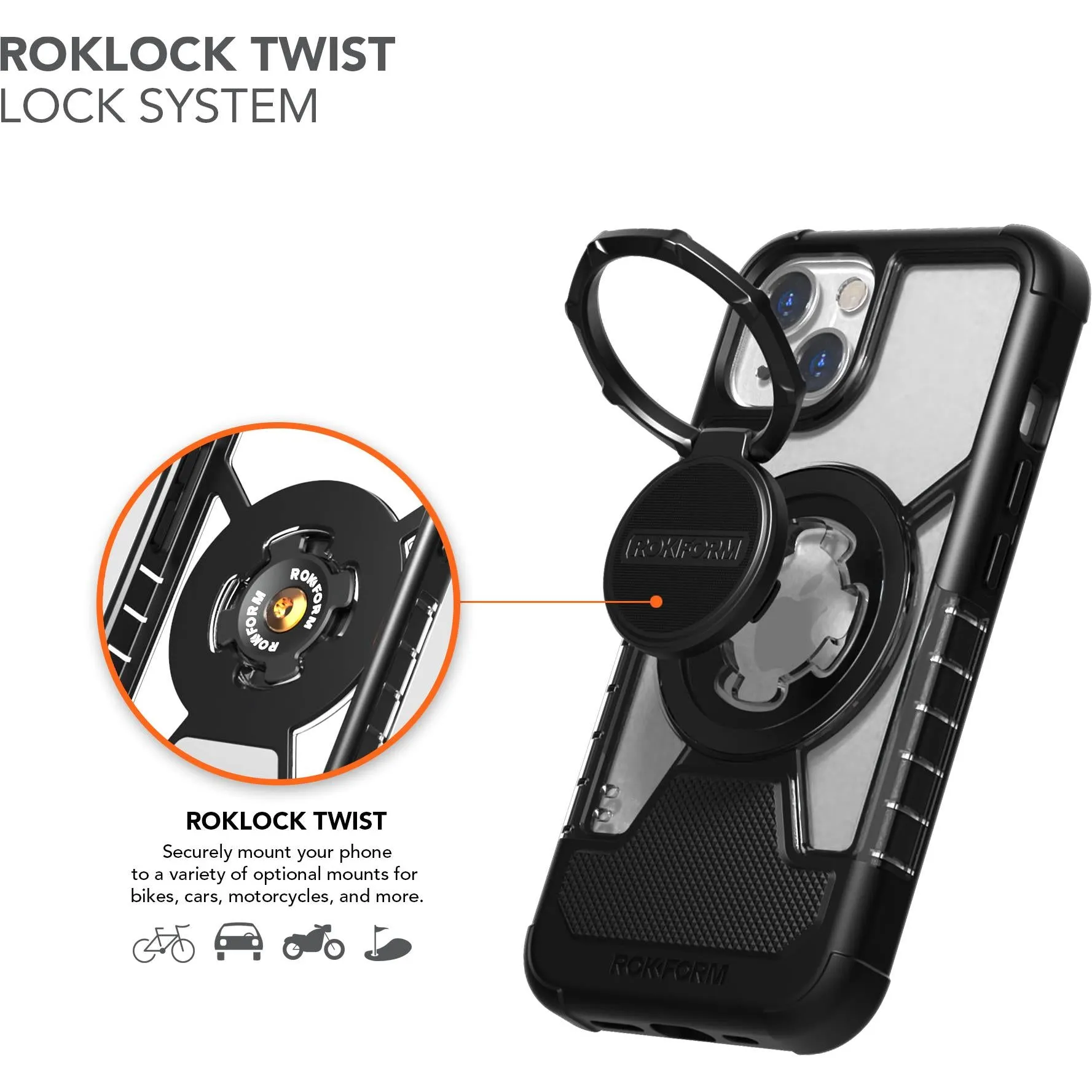 Rokform Crystal Case for iPhone 13 (Clear)