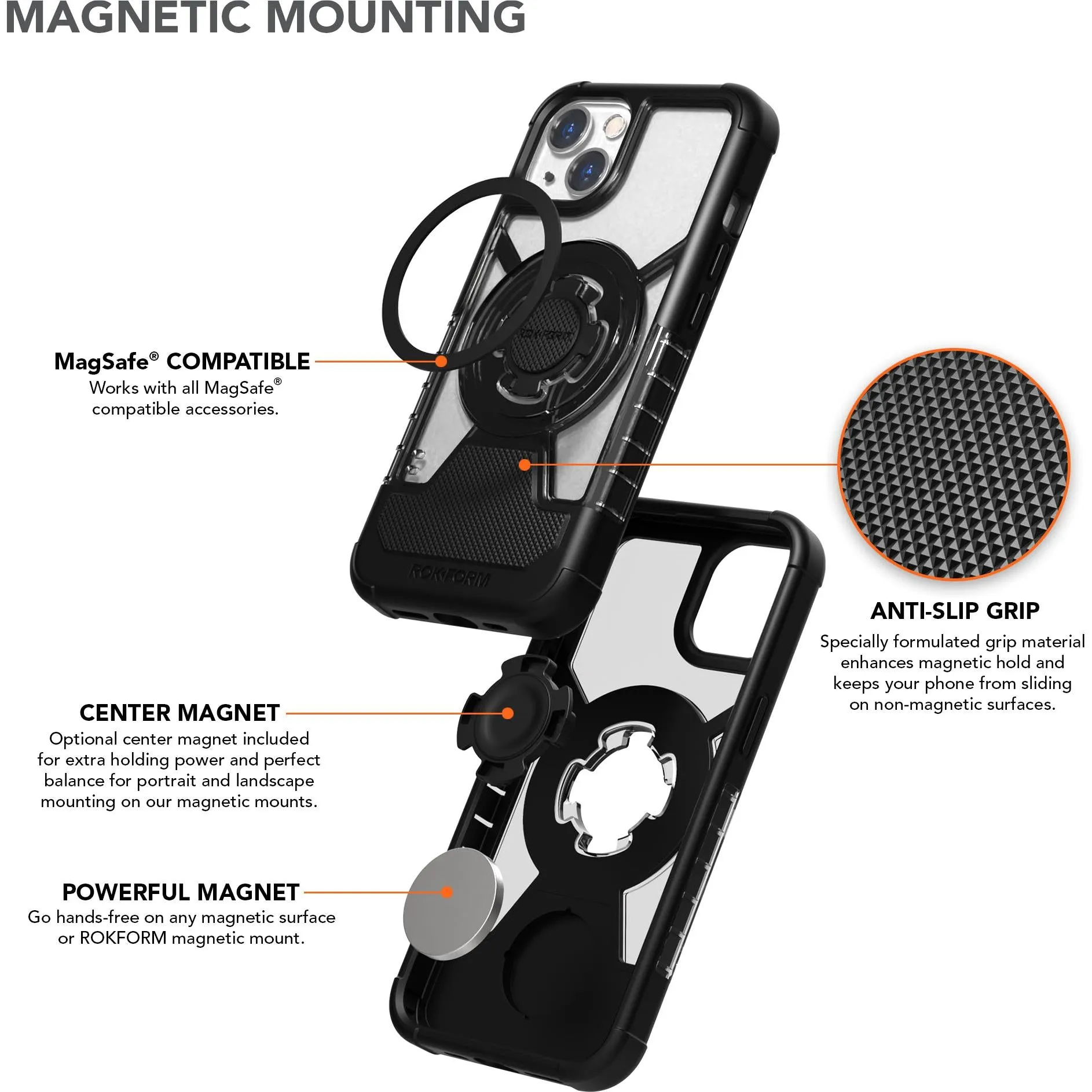 Rokform Crystal Case for iPhone 13 (Clear)