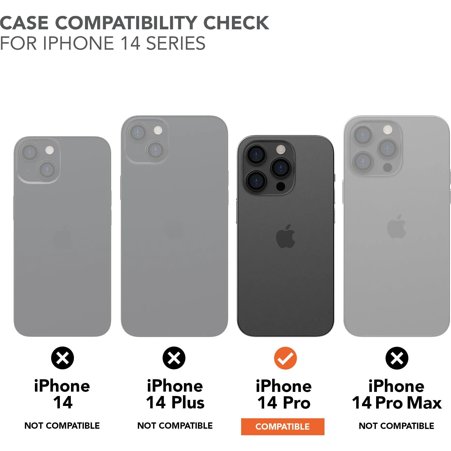 Rokform Crystal Case for iPhone 14 Pro (Clear)