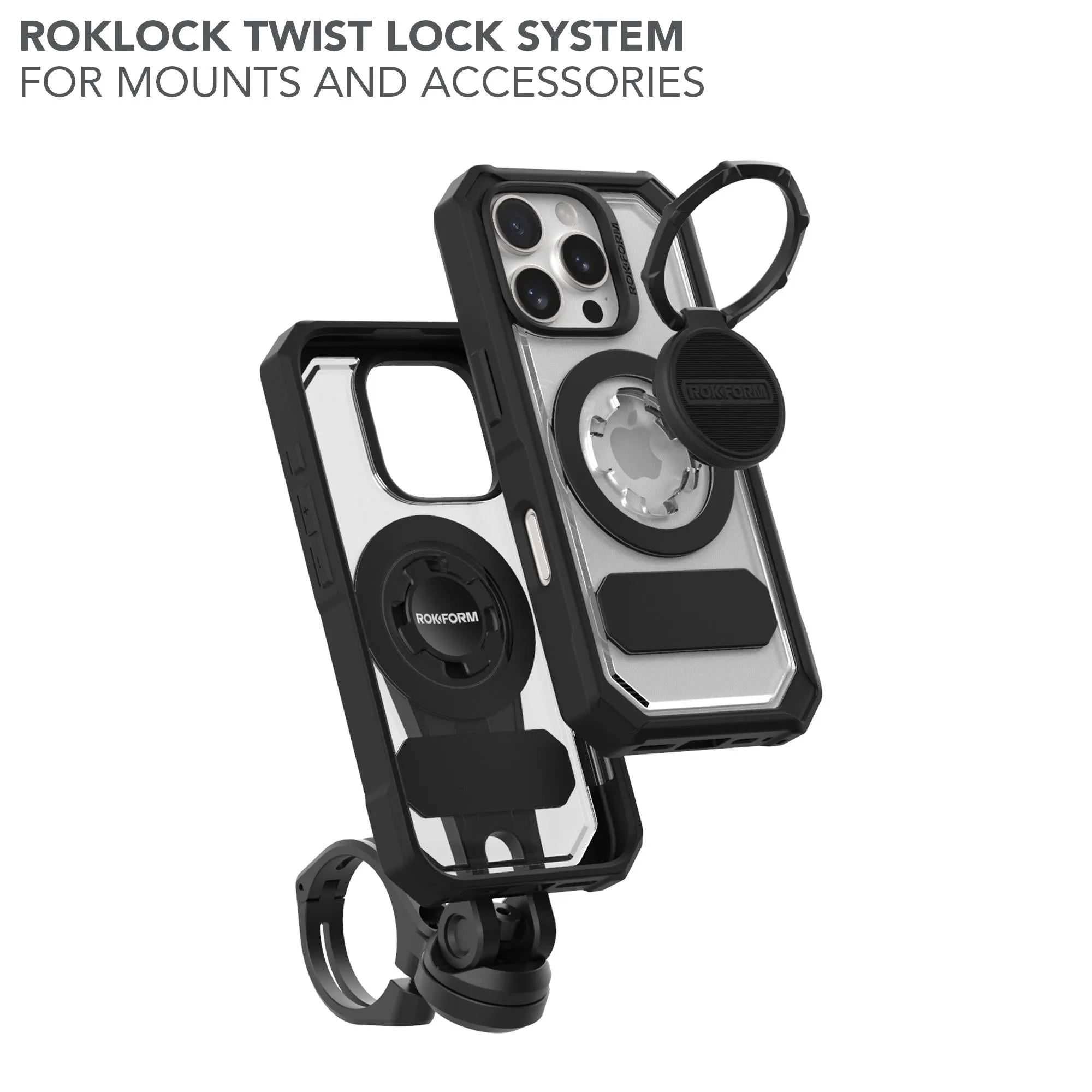 Rokform Crystal Case for iPhone 16 Pro (Clear)