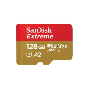 SanDisk Extreme 128GB Micro SD Card: 190MB/s R, 90MB/s W, 4K Video Ready