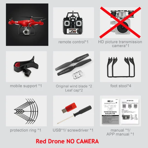 SH5H Quadcopter FPV Drones With Camera HD Quadcopter With WIFI Camera RC Helicopter Remote Control Toys