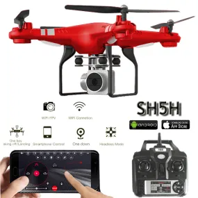 SH5H Quadcopter FPV Drones With Camera HD Quadcopter With WIFI Camera RC Helicopter Remote Control Toys