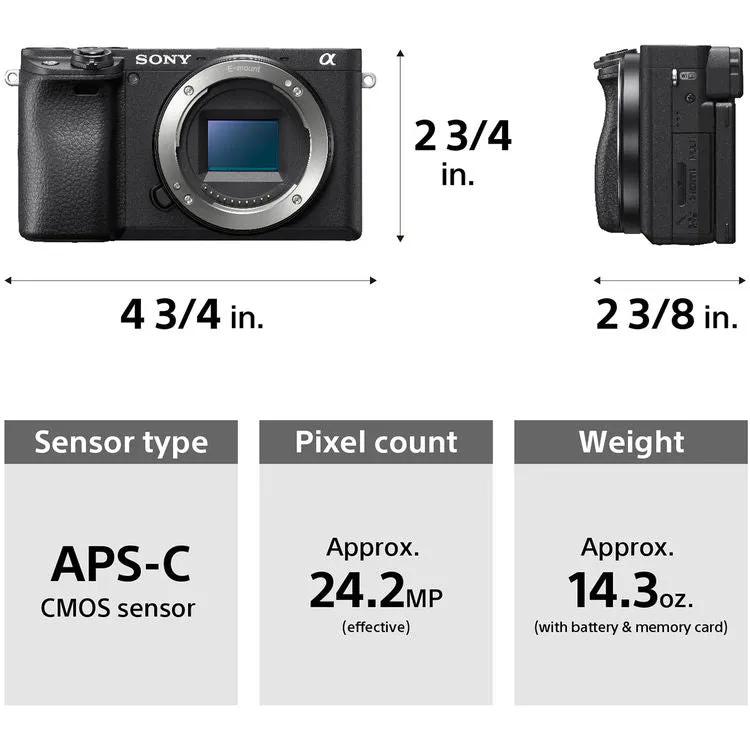 Sony a6400 Mirrorless Camera with 18-135mm