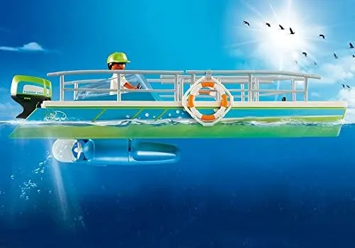 Sports and Action - Glass Bottom Boat With Motor 9233