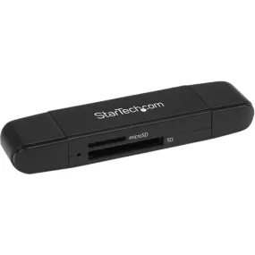 StarTech.com Flash Reader - SD, SDHC, SDXC, microSDHC - USB Type C, USB 3.1 1.95 TB Flash DriveExternal - 1 Pack