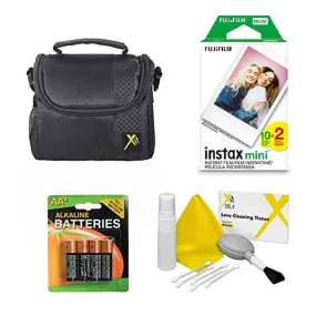 Starter Kit for Fujifilm Instax Mini 8, 9, 11 Camera with 20 Films   Carry Case