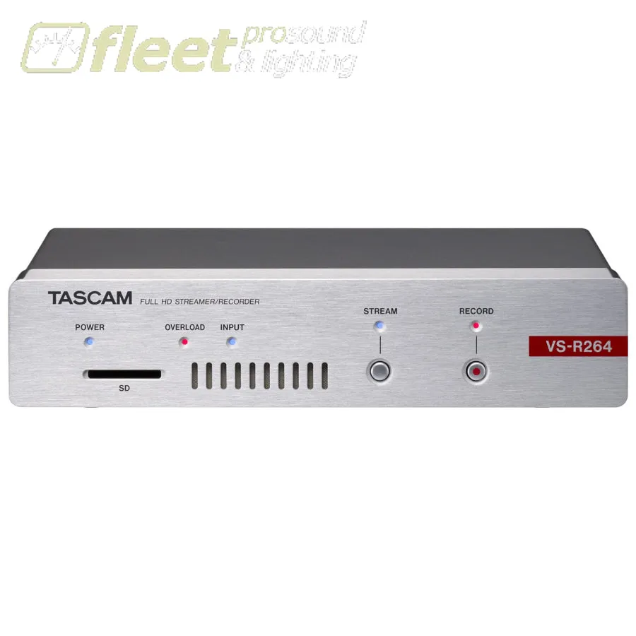 Tascam VS-R264 AV Over IP Encoder and Decoder Appliance for Full HD Live Streaming