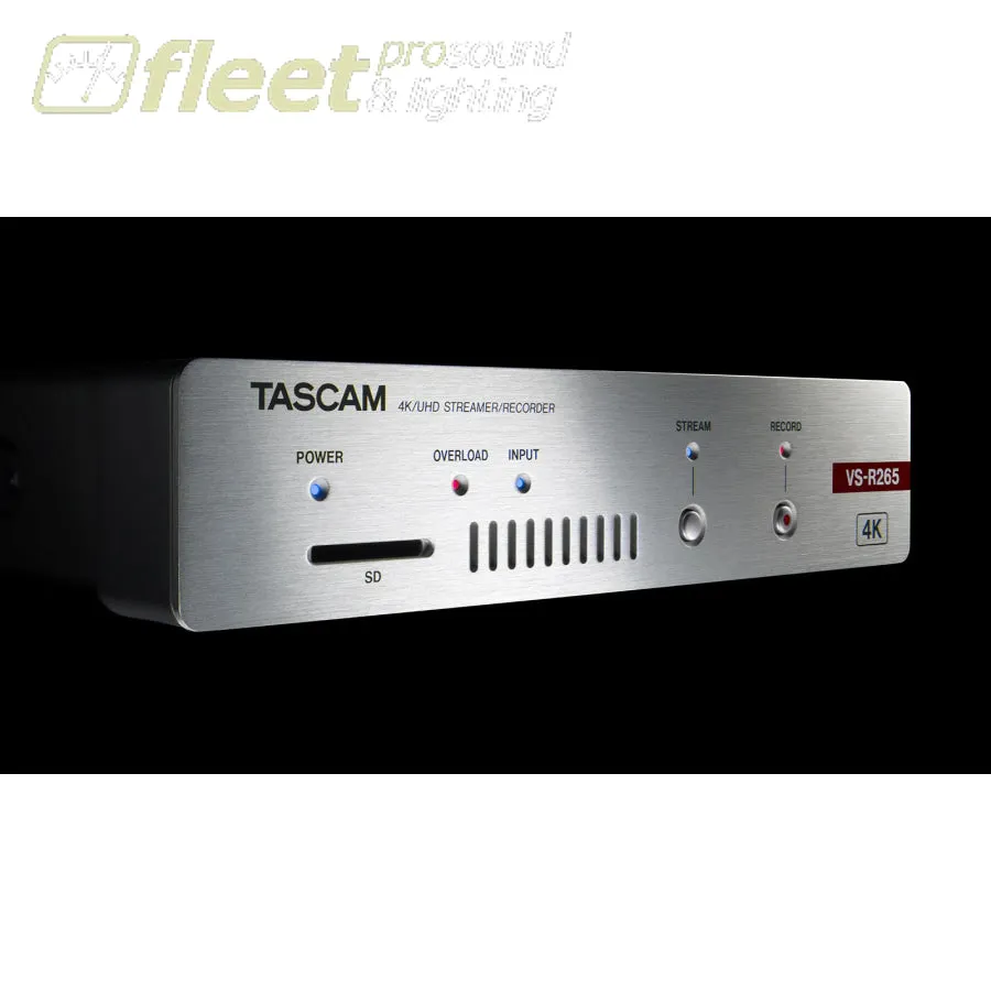 Tascam VS-R265 AV Over IP Encoder and Decoder Appliance for 4K Live Streaming