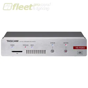 Tascam VS-R265 AV Over IP Encoder and Decoder Appliance for 4K Live Streaming