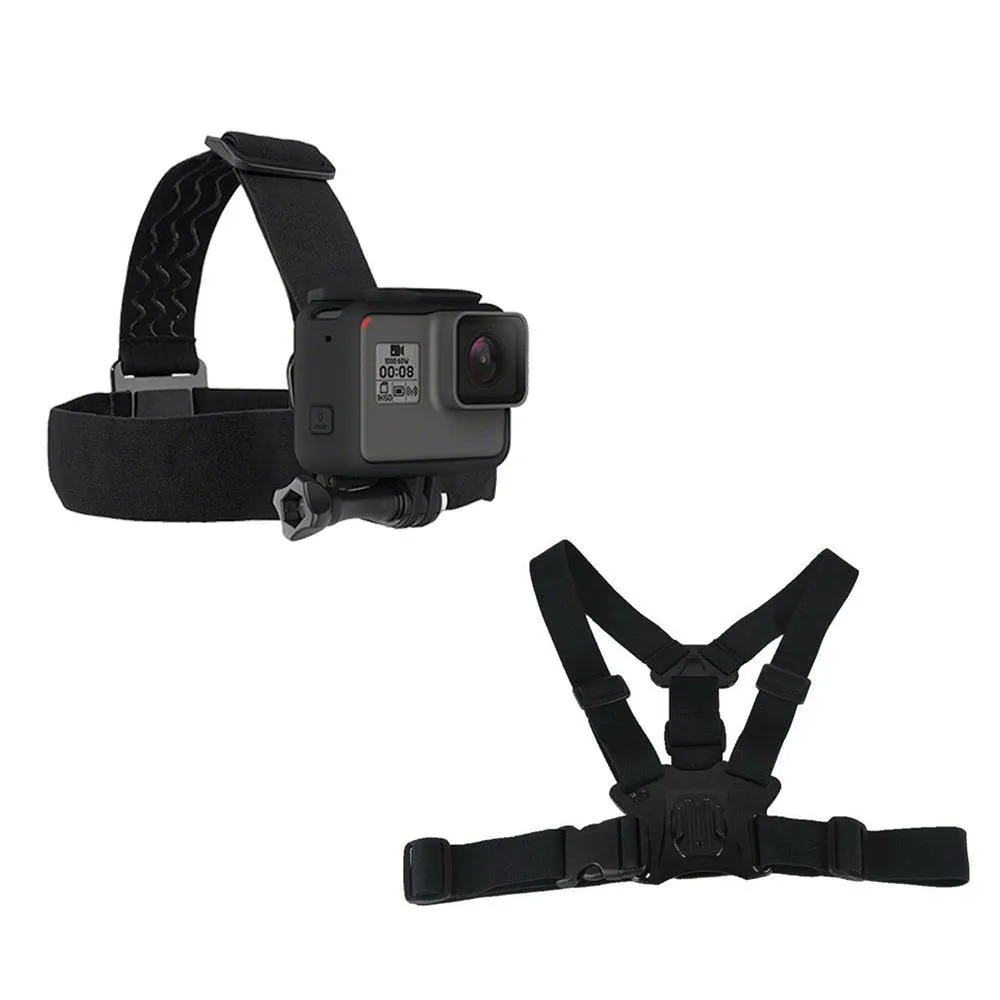 TELESIN Chest Belt Head Strap Mount for GoPro