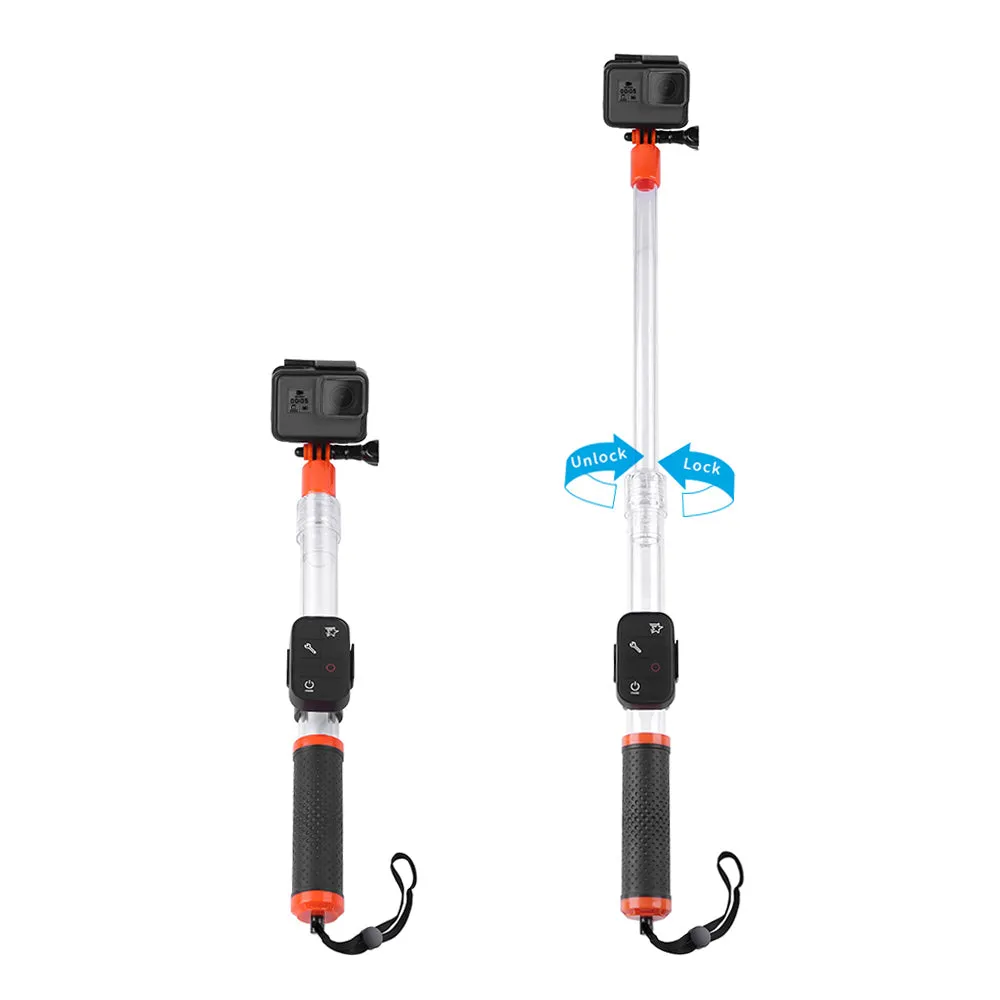 TELESIN Diving Buoyancy Waterproof Selfie Stick