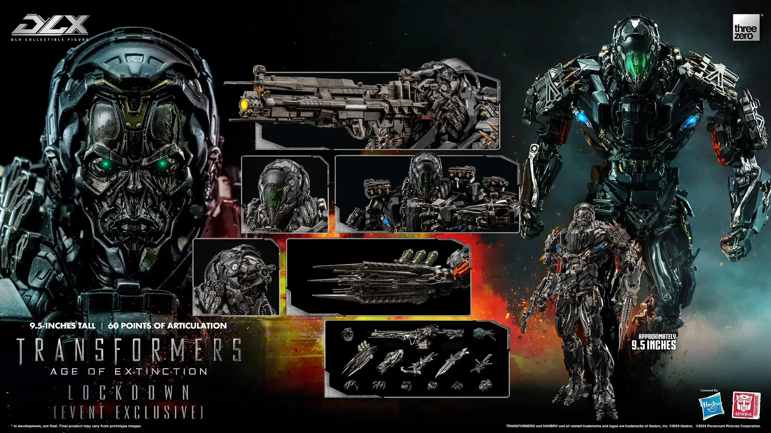 THREEZERO TRANSFORMERS: AGE OF EXTINCTION - DLX LOCKDOWN(PRE-ORDER)