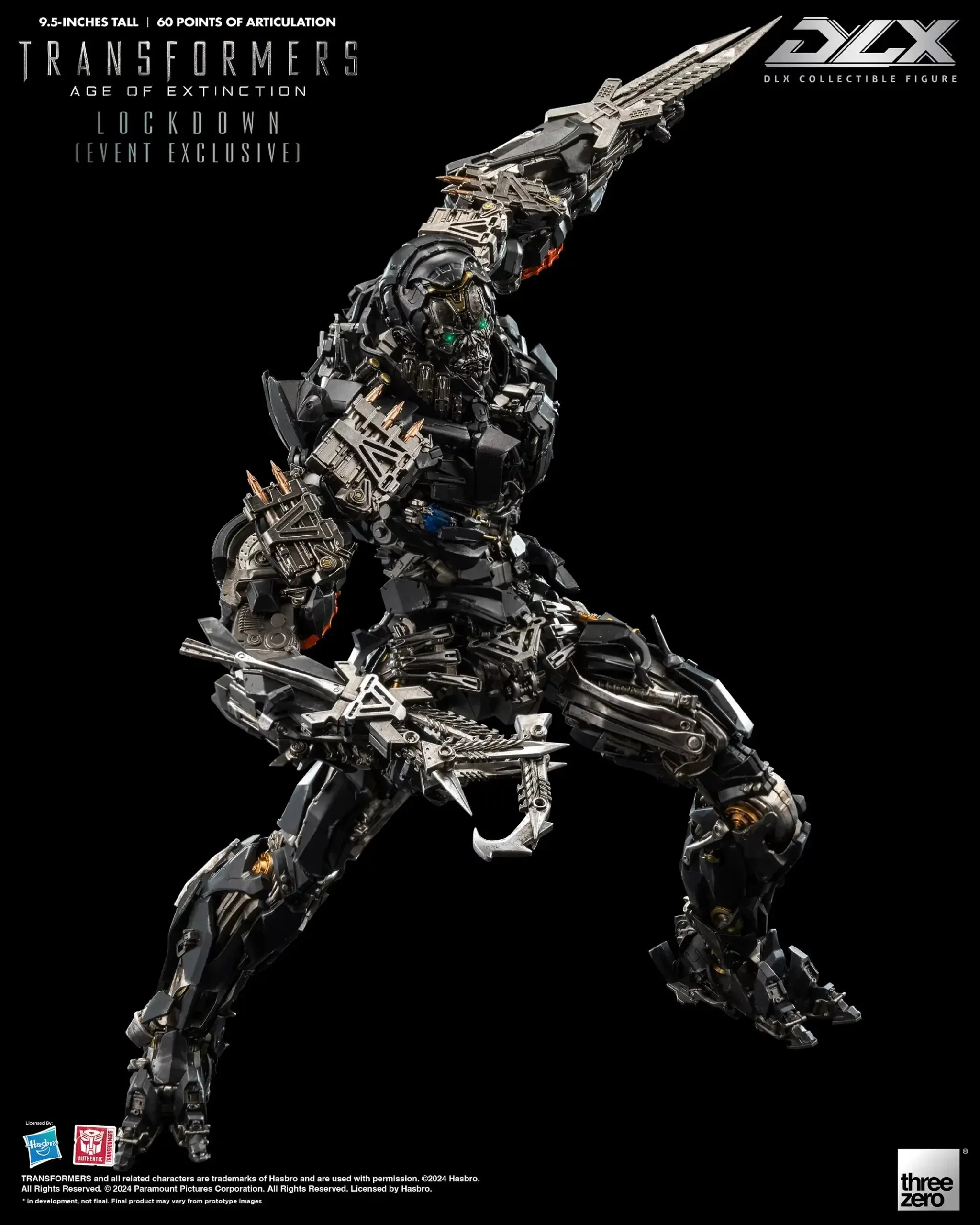 THREEZERO TRANSFORMERS: AGE OF EXTINCTION - DLX LOCKDOWN(PRE-ORDER)