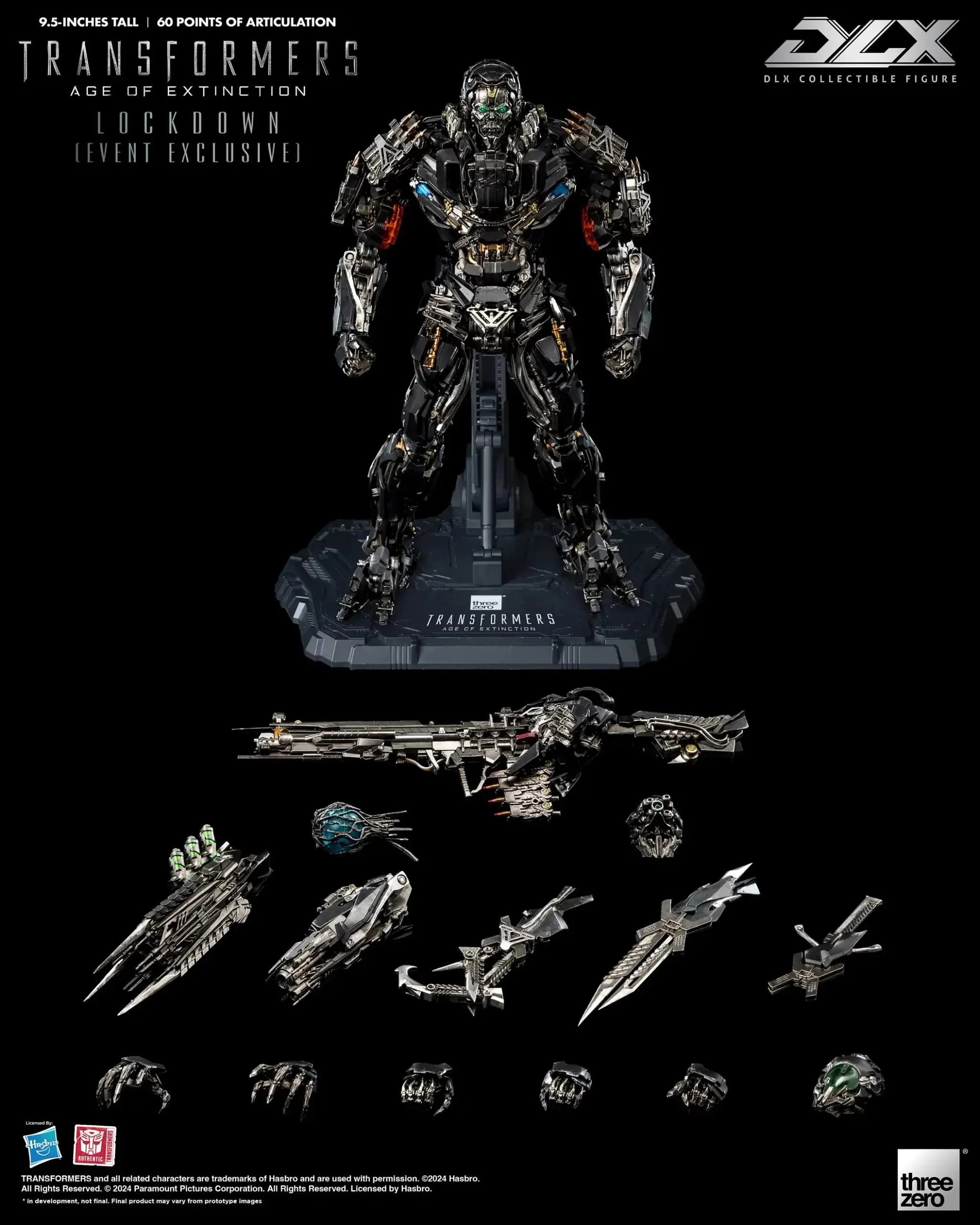 THREEZERO TRANSFORMERS: AGE OF EXTINCTION - DLX LOCKDOWN(PRE-ORDER)