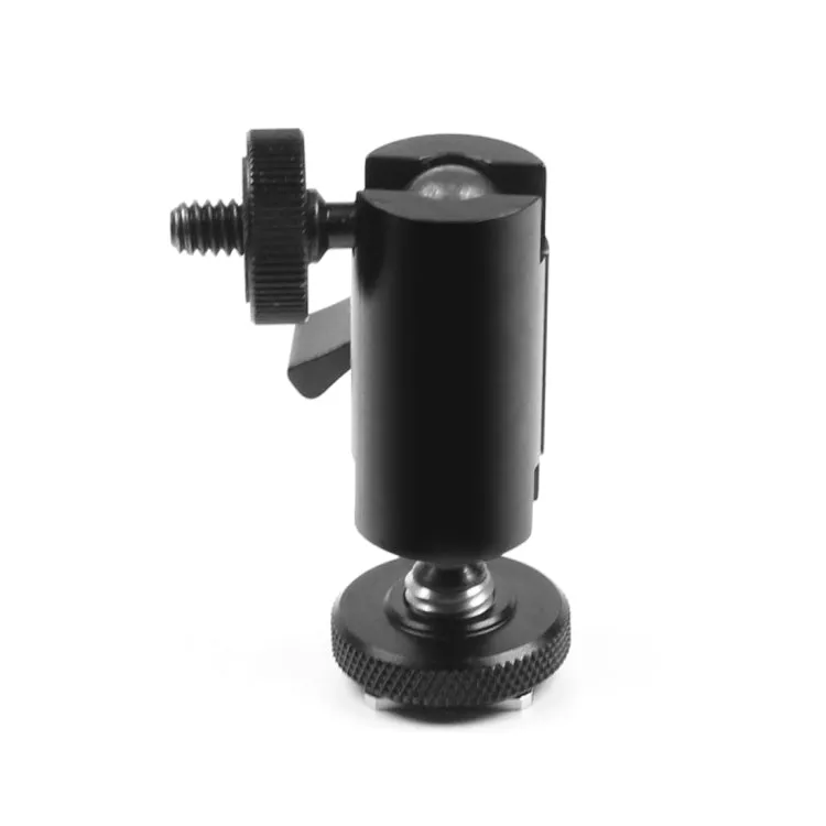 Type A Magic Arm Dual BallHead Cold Shoe 1/4 Inch Mount Adapter for GoPro Hero11 Black / HERO10 Black /9 Black /8 Black /7 /6 /5 /5 Session /4 Session /4 /3  /3 /2 /1, DJI Osmo Action and Other Action Cameras