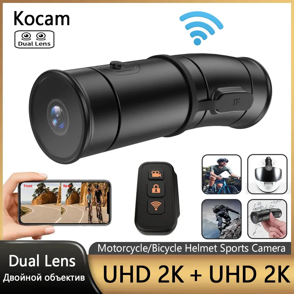 UHD 2K Sports Camera Camcorder Waterproof Mini Outdoor Bike Motorcycle Helmet HD Action Camera 1440P DV Car Video Recorder