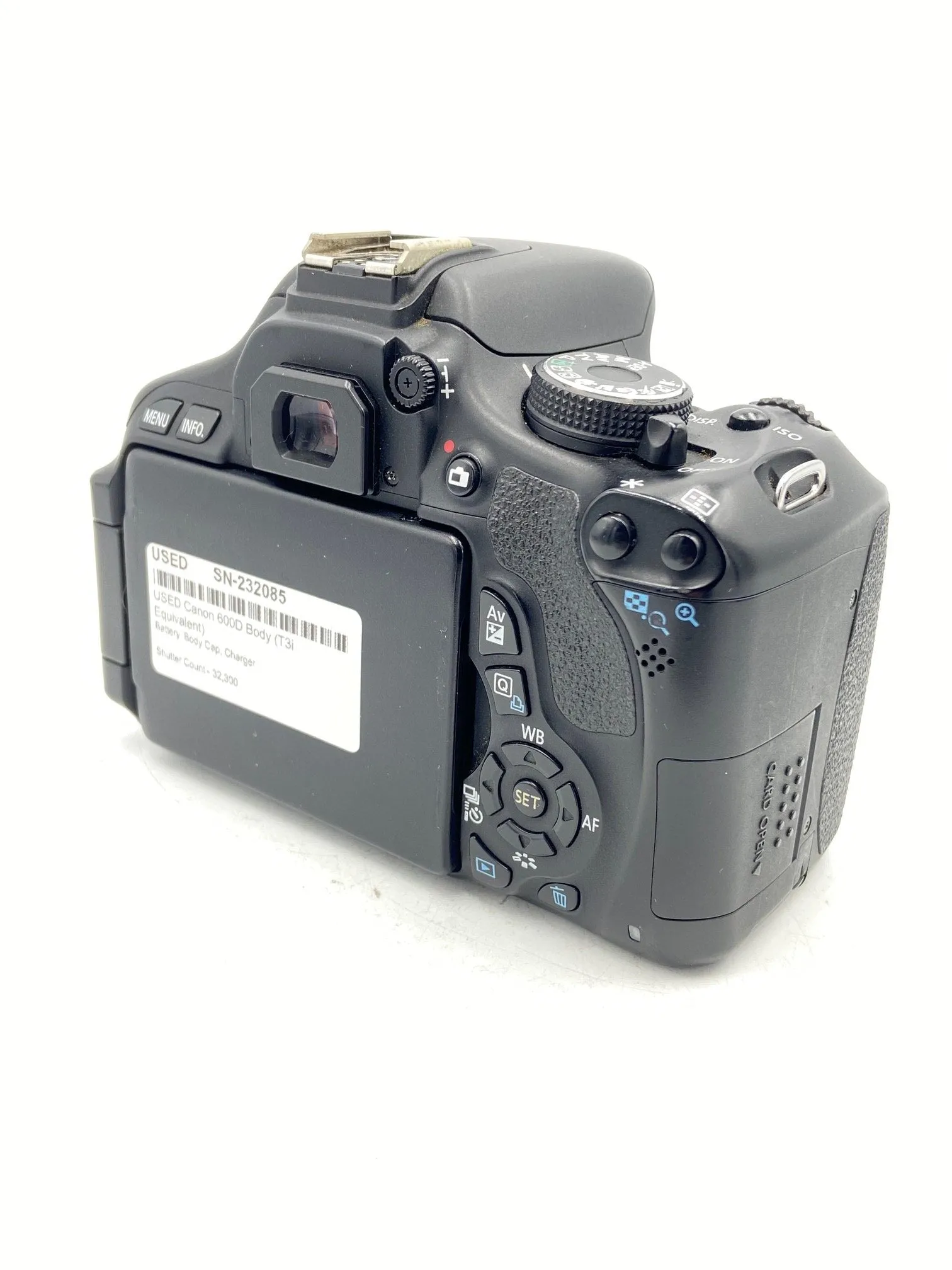USED Canon 600D Body (T3i Equivalent)