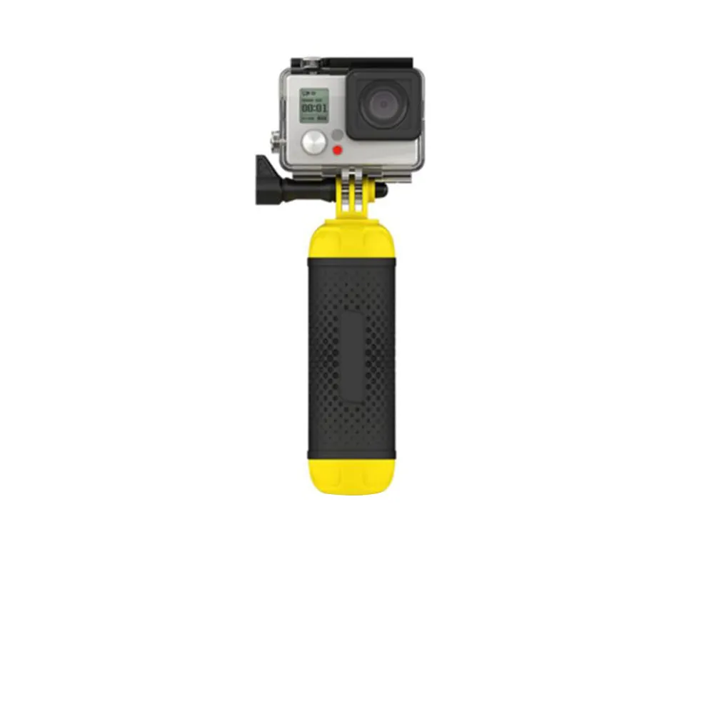 Waterproof Floating Hand Grip Compatible for GoPro, for SJCAM, for YI, Water Sport Floaty for Action Cameras Yellow