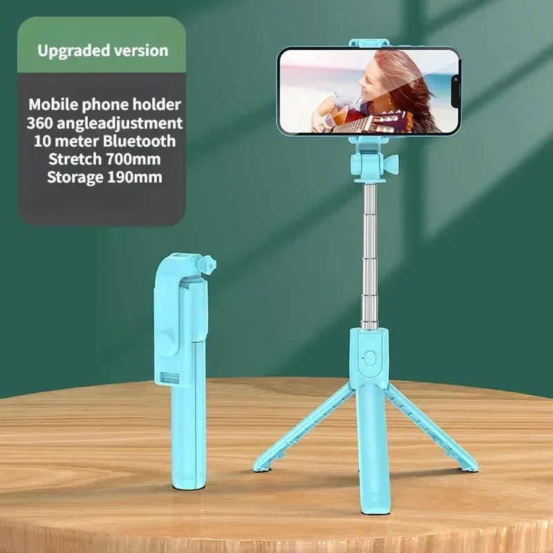 Wireless Selfie Stick Tripod with Light, Bluetooth Remote for iPhone, TikTok Live Streaming