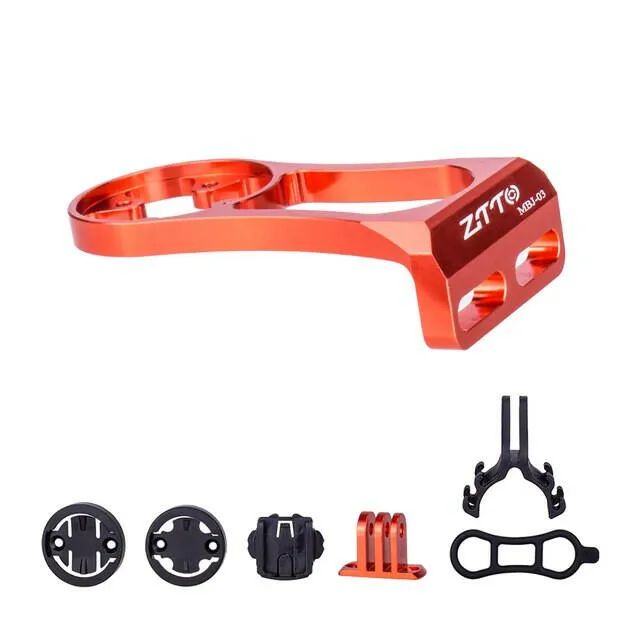 ZTTO New Bicycle Stem Computer Mount For Garmin Cateye Bryton GPS GoPro Sports Camera Light Holder Road Bike Handlebar Extension
